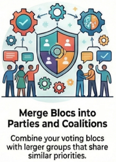 Merge Blocs into Parties and Coalitions